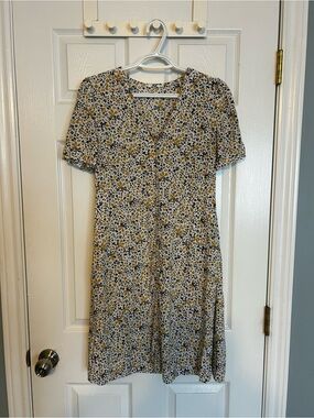 uniqlo joy of print chiffon dress Uniqlo | Dresses | Uniqlo Joy Of Print 34 Sleeve Chiffon Dress Nwt